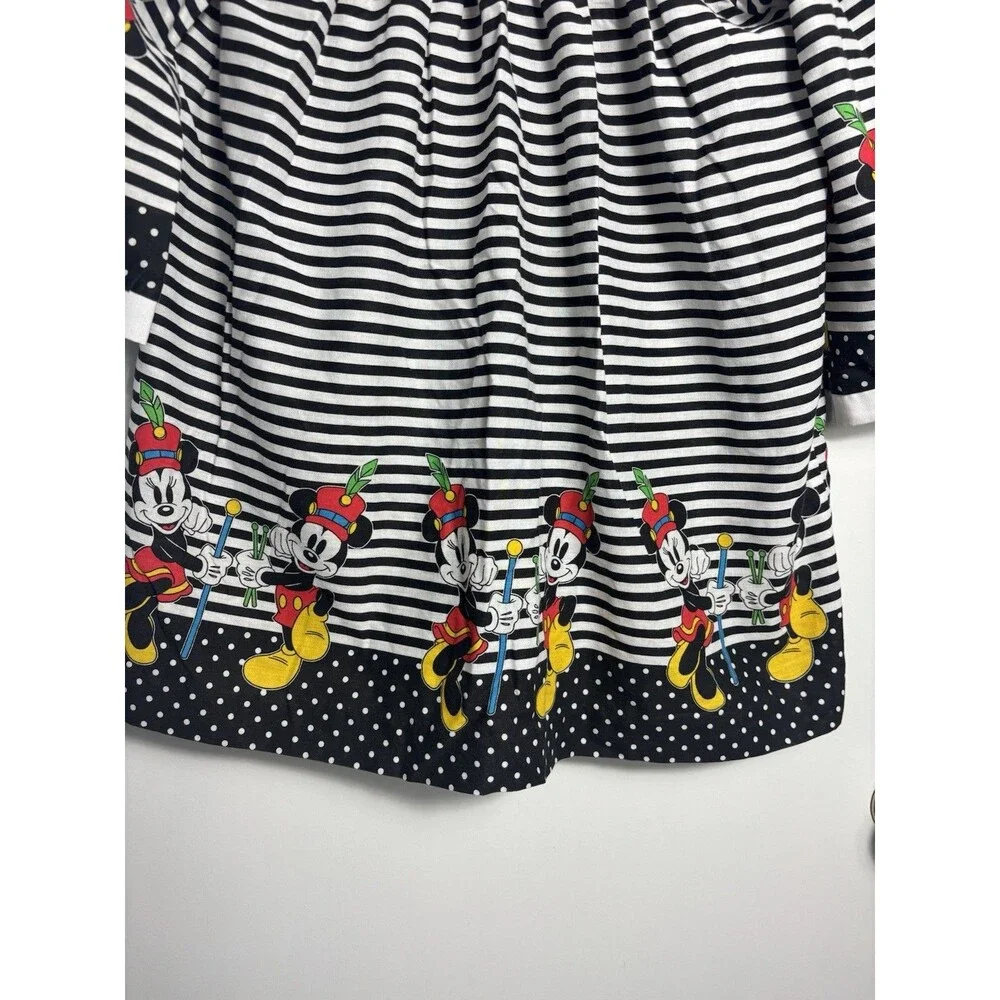 Rare Vintage Minnies Corner By Youngland Mickey Minnie Disney Girls Dress SZ 6X